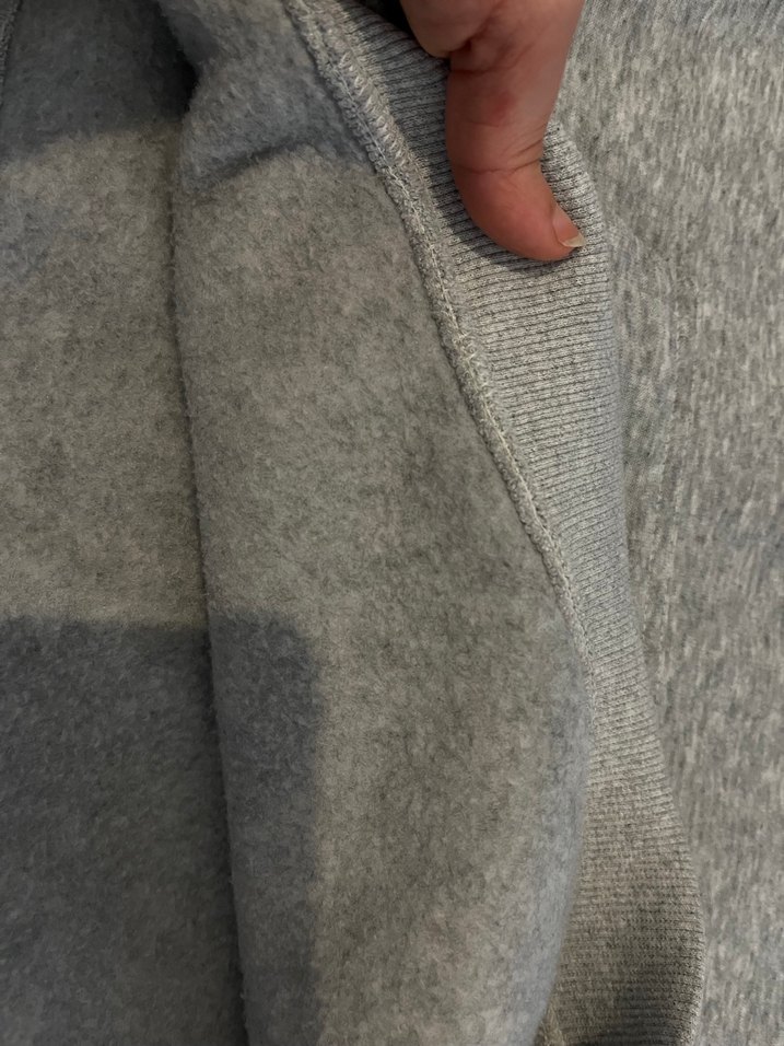 Gri Kapüşonlu Kadın Sweatshirt - Görsel 2