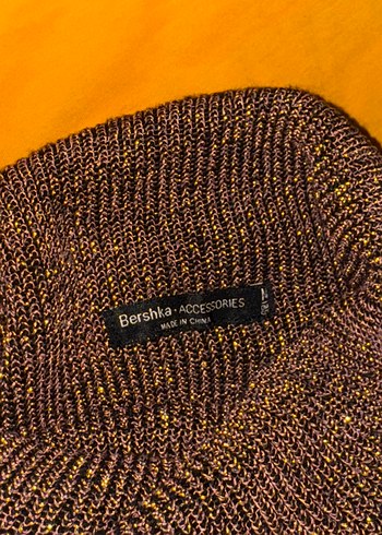 Pembe parlak simli Kadın bere - Görsel 3