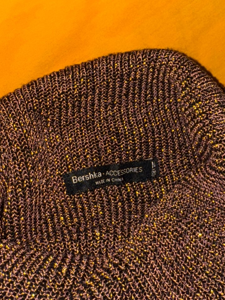 Pembe parlak simli Kadın bere - Görsel 3