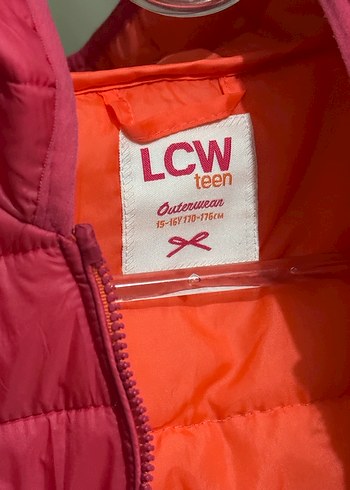 Kız Çocuk Pembe Kapitone Yelek - Görsel 2