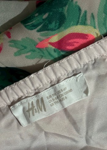 Yeşil desenli çocuk elbise - Görsel 2