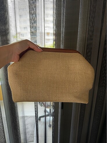 Beden HEYBE'S Hasır Clutch El Çantası