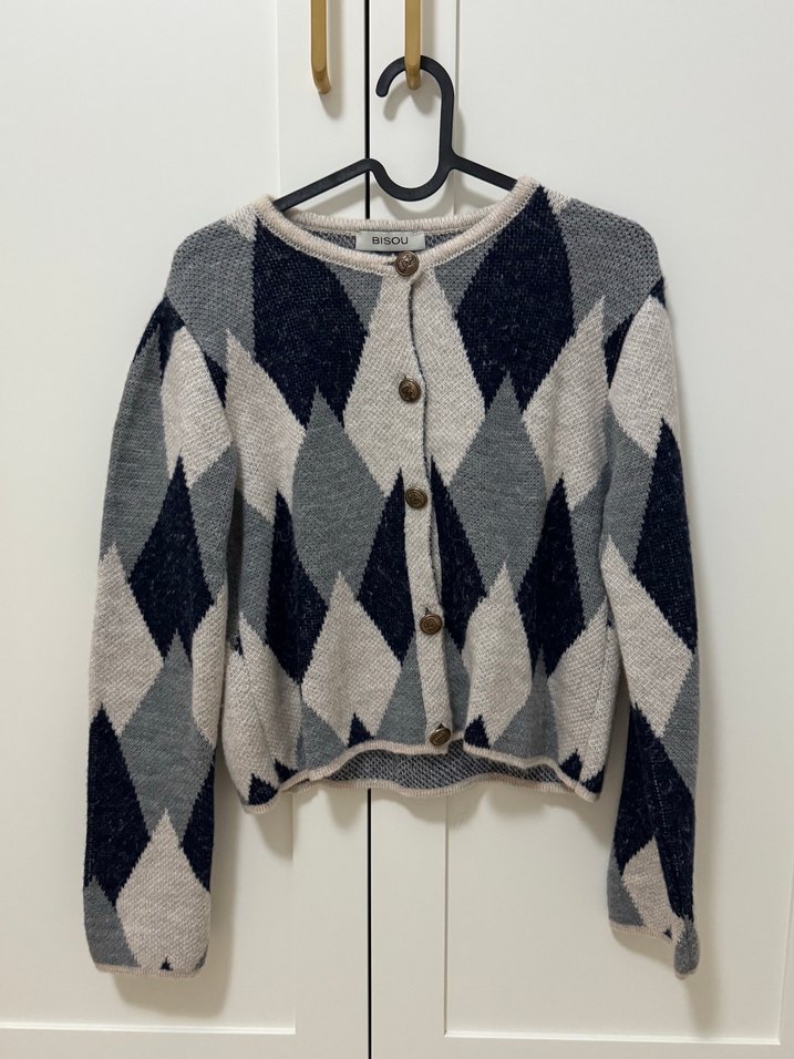 Gri Triko Kadın Hırka - Görsel 2