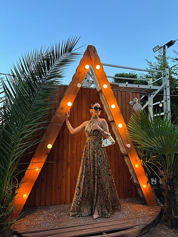 BSL FASHION Şifon elbise