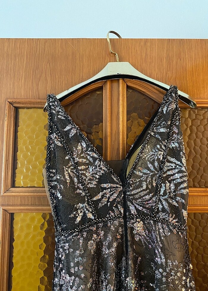 İşlemeli Abiye elbise - Görsel 5