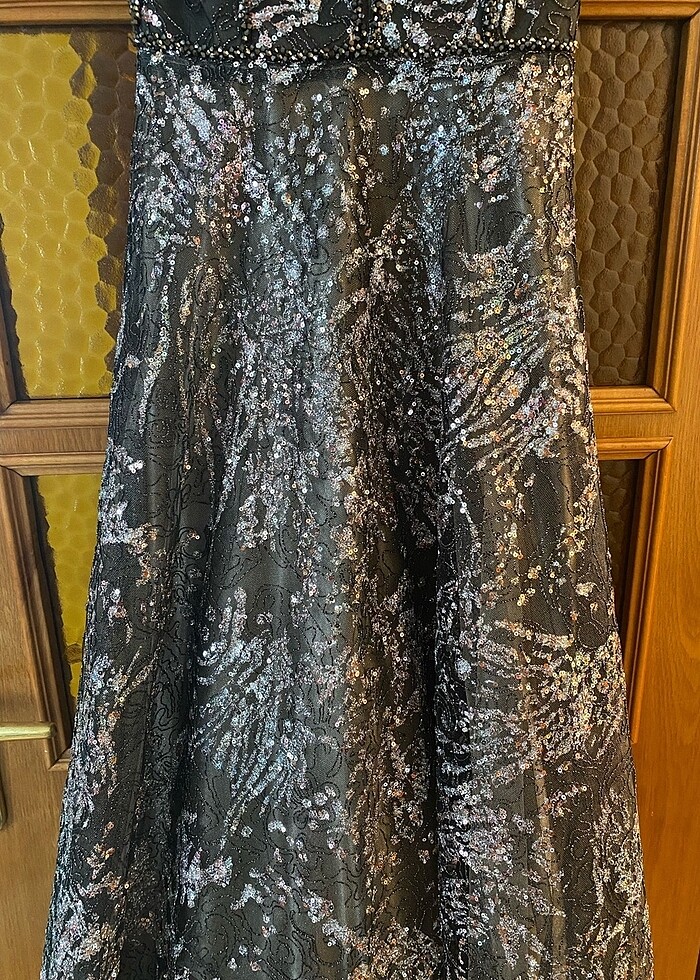 İşlemeli Abiye elbise - Görsel 4