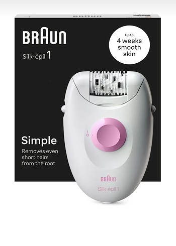 Braun Silk-épil 1 Beyaz Epilatör
