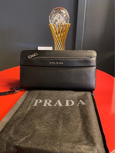 Beden siyah Renk Prada El Cüzdanı