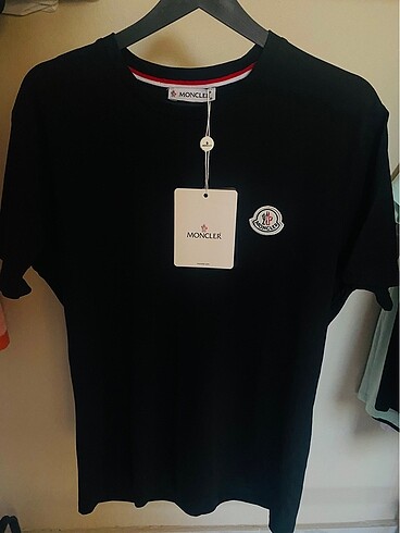 Moncler Moncler İşlemeli Logolu Pamuklu Tişört