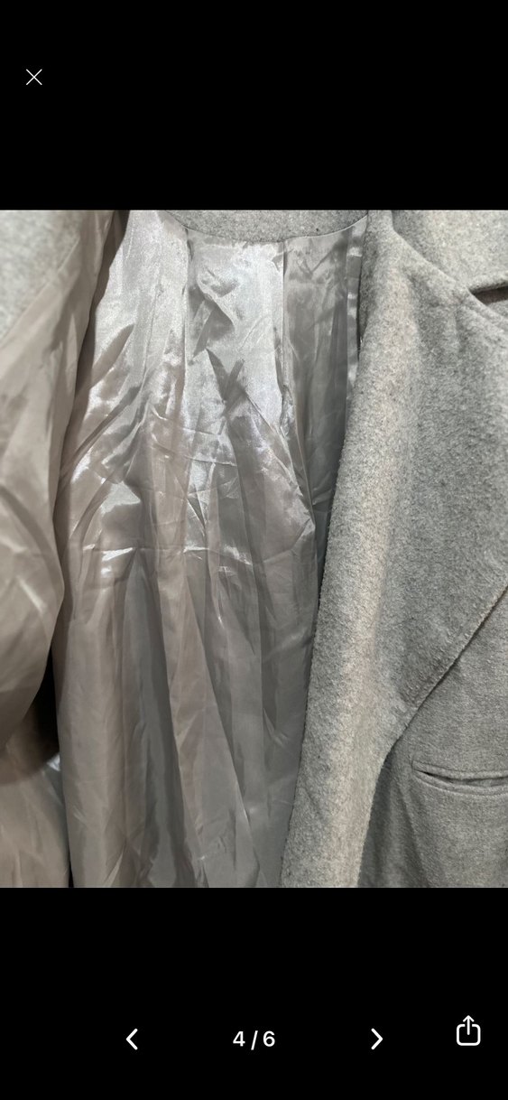 Gri Yün Görünümlü Kaban - Görsel 3