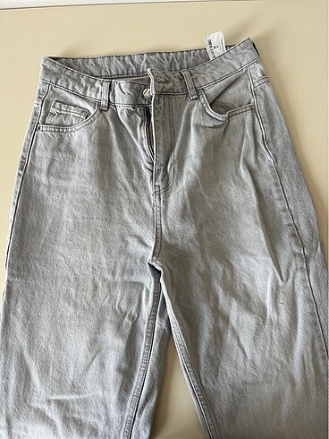 38 Beden gri Renk Jean Kot