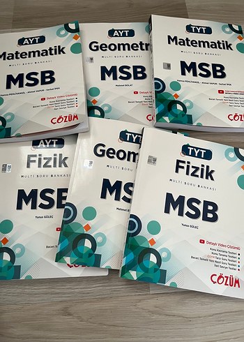 Çoklu Soru Bankası Seti - Matematik, Geometri, Fizik