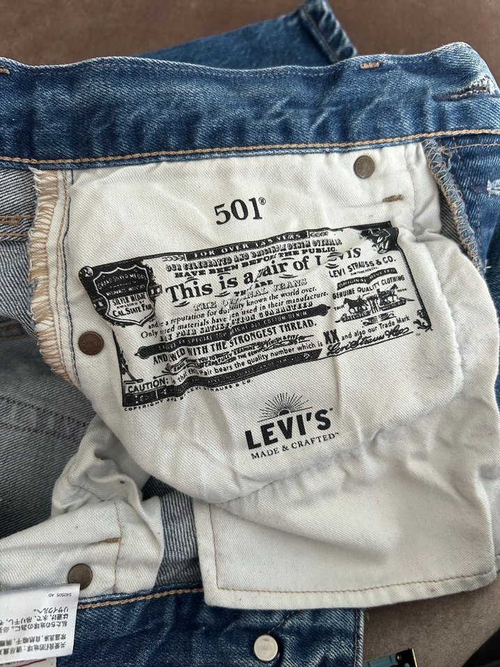 Levis 501 Jean — görsel 7/8