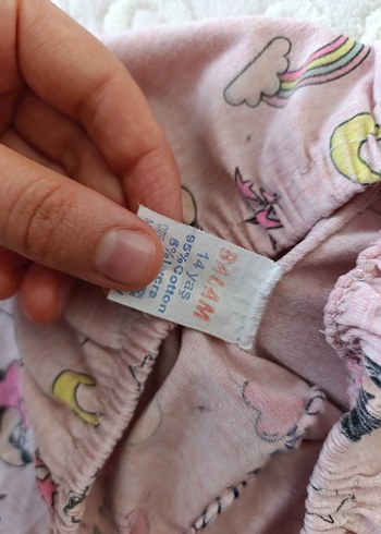 Kız Çocuk Dantel Detaylı Pembe Tayt - Görsel 5