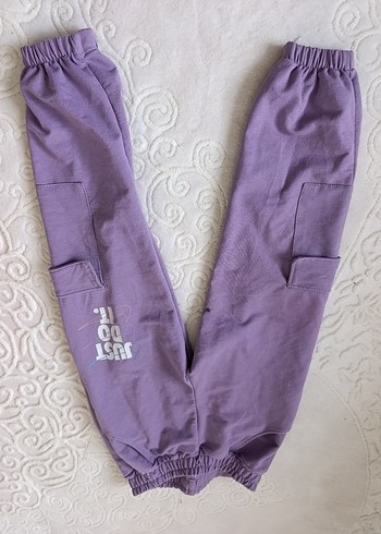 Mor Rahat Kesim Kız Eşofman Altı - Görsel 2