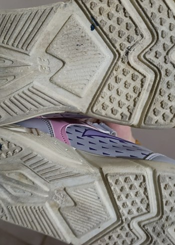 Mor ve Gri Kız Çocuk Spor Ayakkabı - Görsel 7