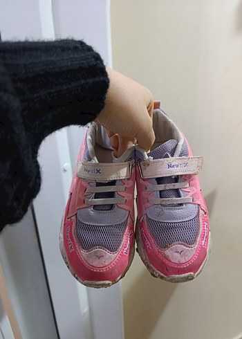 Kız Çocuk Pembe Velcro Bağcıklı Spor Ayakkabı - Görsel 5