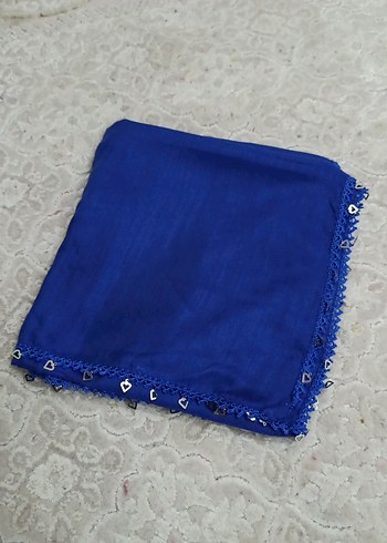 Dantel Detaylı Mavi Kadın ÇEYİZLİK YAZMA - Görsel 2