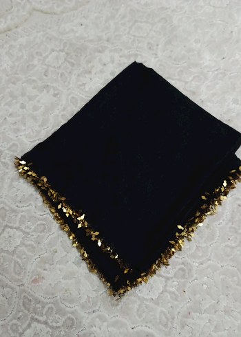 Siyah Fırfırlı Kadın çeyizlik yazma - Görsel 4