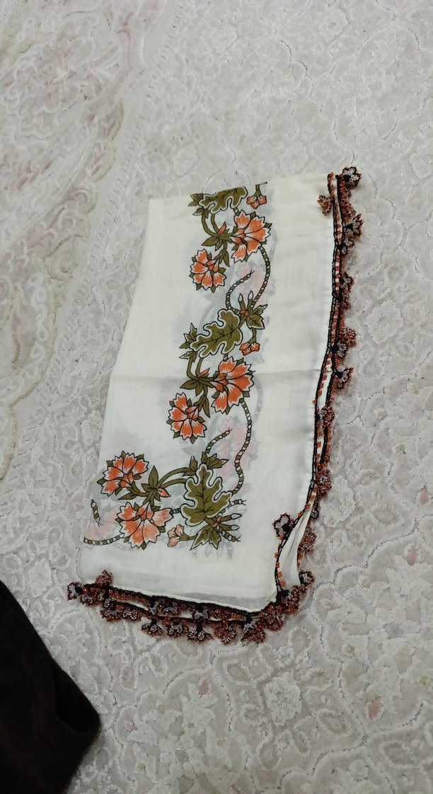 Dantel Detaylı Bohem Kadın çeyizlik yazma - Görsel 3