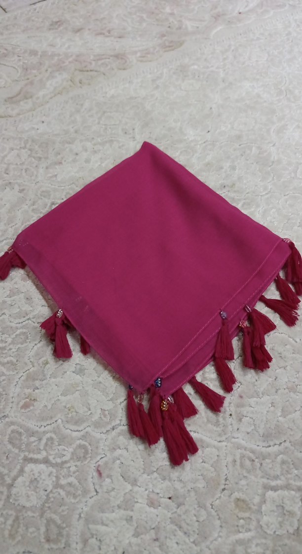 Püsküllü Pembe Bohem ÇEYİZLİK YAZMA - Görsel 2