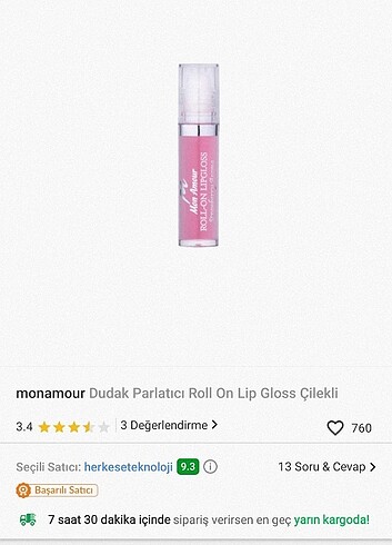 MON AMOUR LİP GLOSS