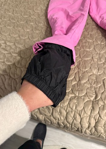 Kız Çocuk Pembe kar montu ve pantolonu - Görsel 9