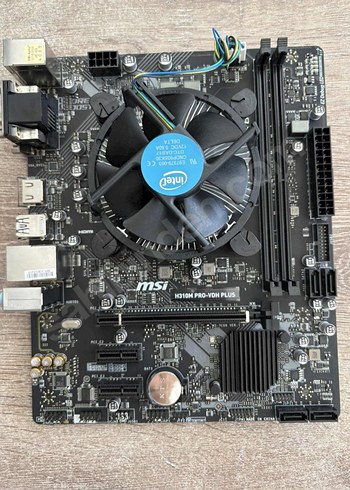 MSI H310 İ5 8600 +SOĞUTUCU LGA 1151 SET KUTULU TEMİZ
