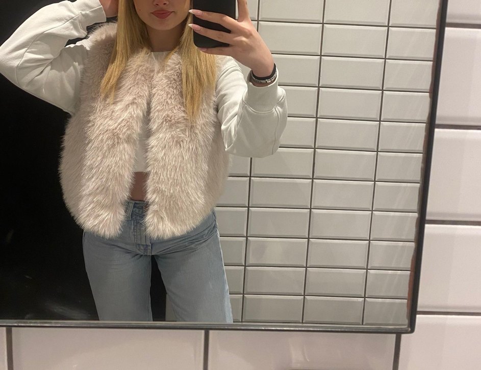 zara kürk yelek - Görsel 5