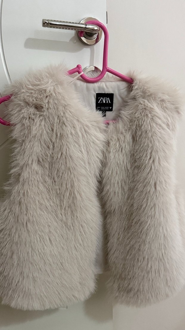 zara kürk yelek - Görsel 4