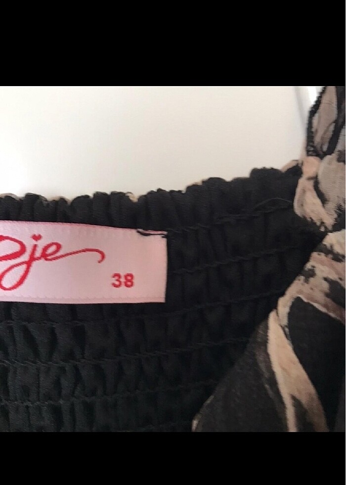 Kahve-sıyah şifon astarlı elbıse - Görsel 3