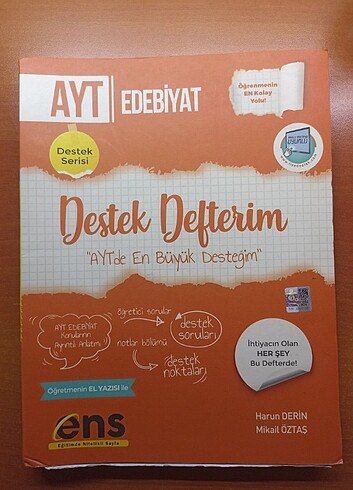 Ens ayt edebiyat destek defterim