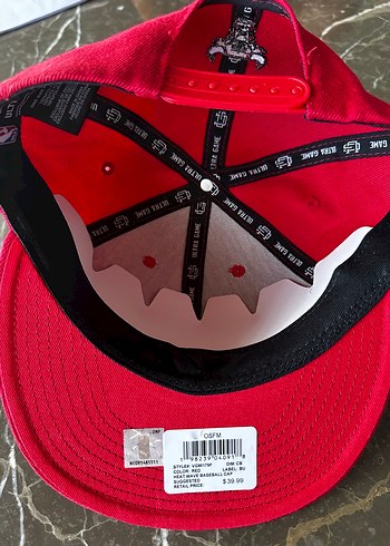 Beden kırmızı Renk Chicago Bulls Şapka