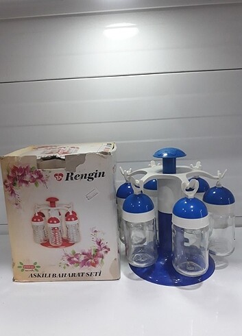 Rengin Askılı Baharat Seti