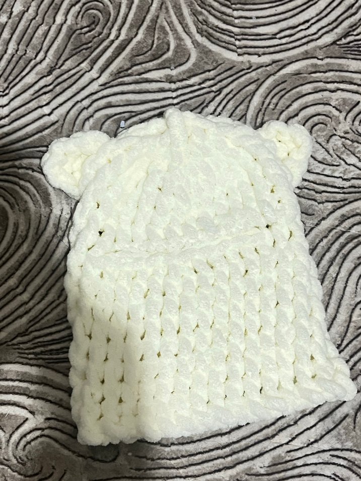 Kahverengi Örgü Kadın Bere - Görsel 2