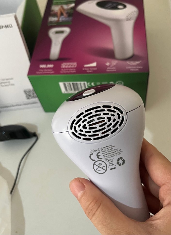 Kiwi IPL Lazer Epilasyon Cihazı Beyaz - Görsel 4