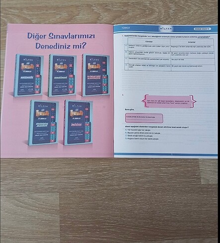  Beden Bilfen Türkçe denemeleri 8.sınıf lgs dene ve bil