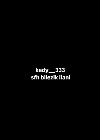 sfh bilezik