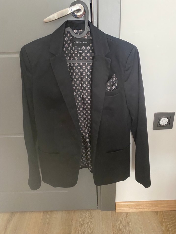 Siyah Düğmeli Kadın Blazer Ceket - Görsel 3