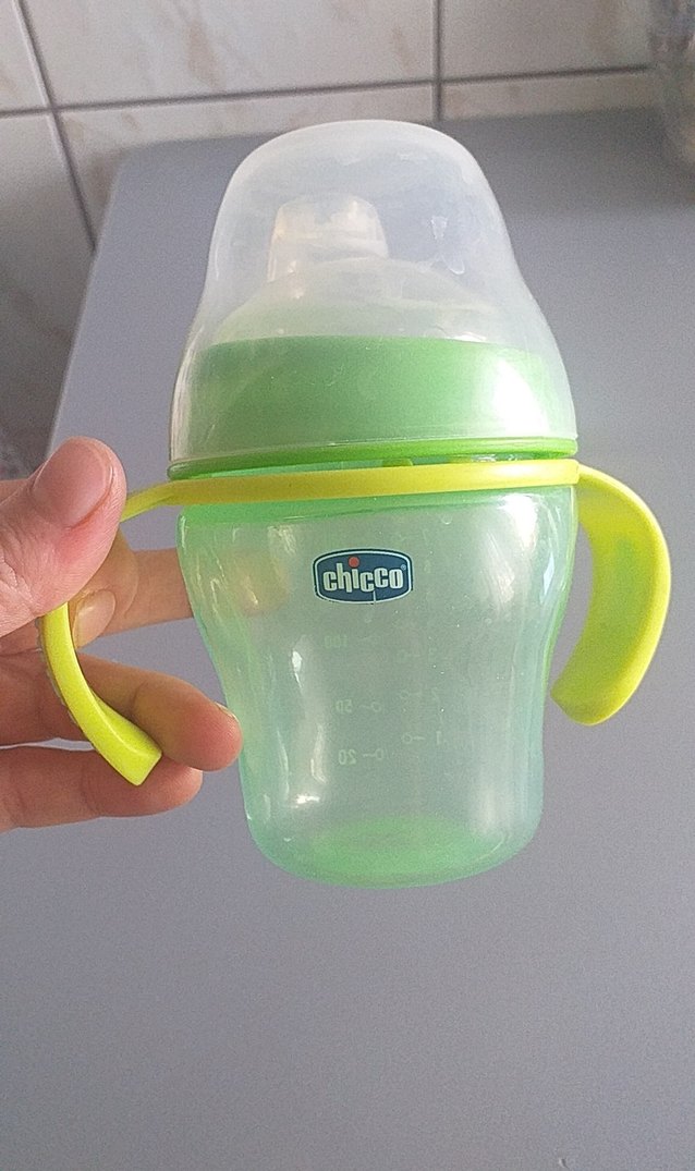 Chicco Renkli Bebek Biberonu Yeşil - Görsel 4