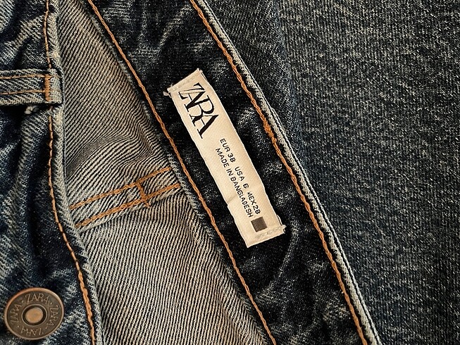 28 Beden lacivert Renk Zara straight jean