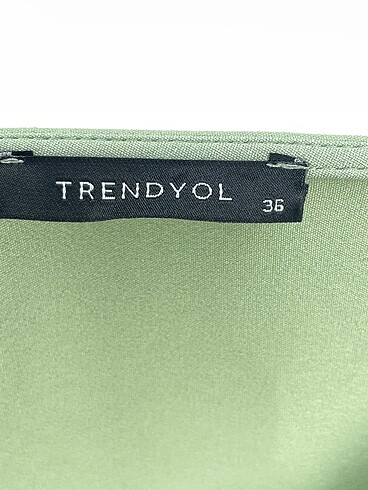 36 Beden yeşil Renk Trendyol & Milla Kısa Elbise %70 İndirimli.