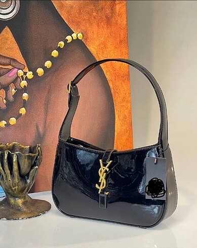 Beden Ysl Siyah rugan kol çantası