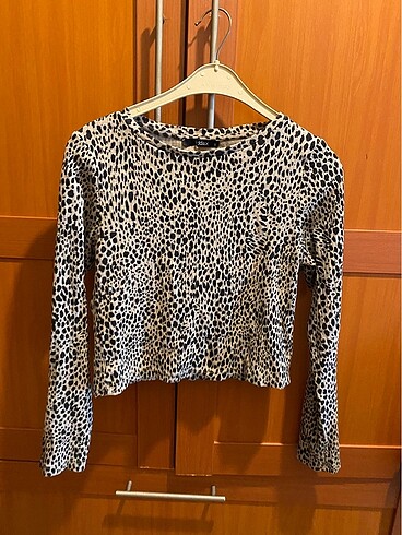 xs Beden Leopar Addax Bluz