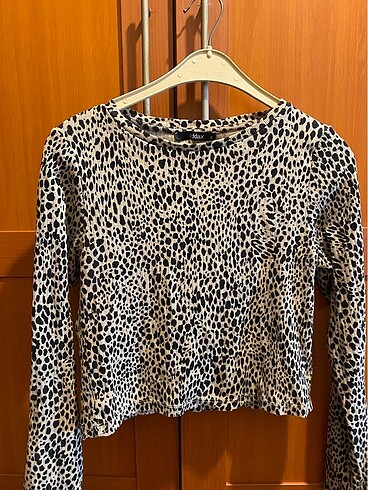 xs Beden çeşitli Renk Leopar Addax Bluz