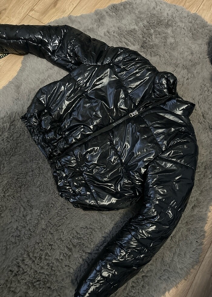 Şişme parlak mont - Görsel 2