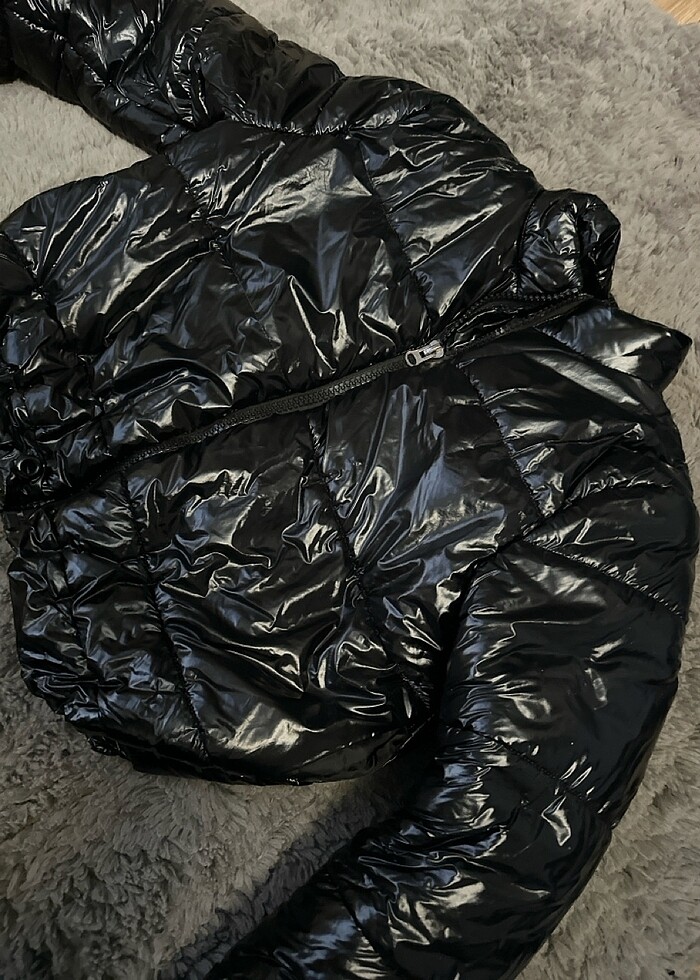 Şişme parlak mont - Görsel 3