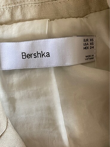 xs Beden Bershka Pencere Detayli Blazer Elbise