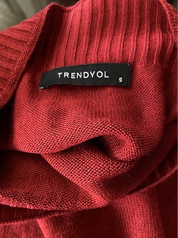s Beden Trendyol Kiremit Rengi Kazak