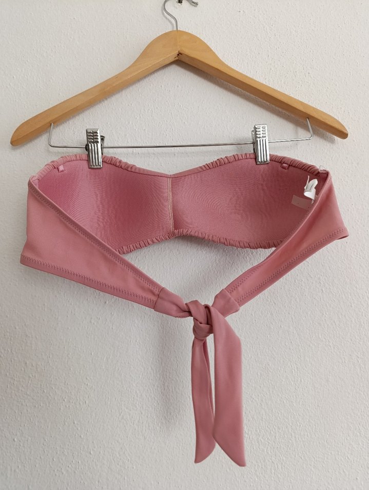 Pembe Mini Bohem Bikini Üstü - Görsel 2